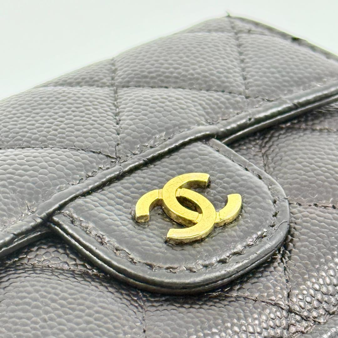 CHANEL シャネル マトラッセ スモールウォレット 三つ折り財布