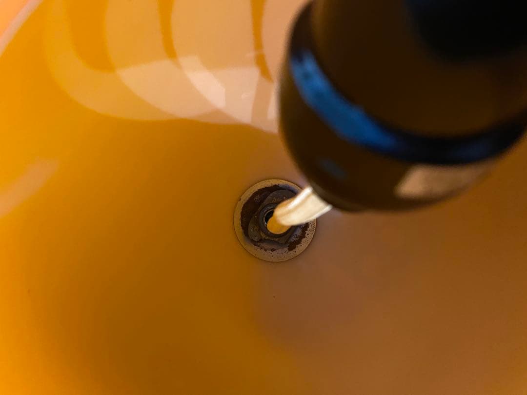 レトロ　オレンジ　ペンダントライト