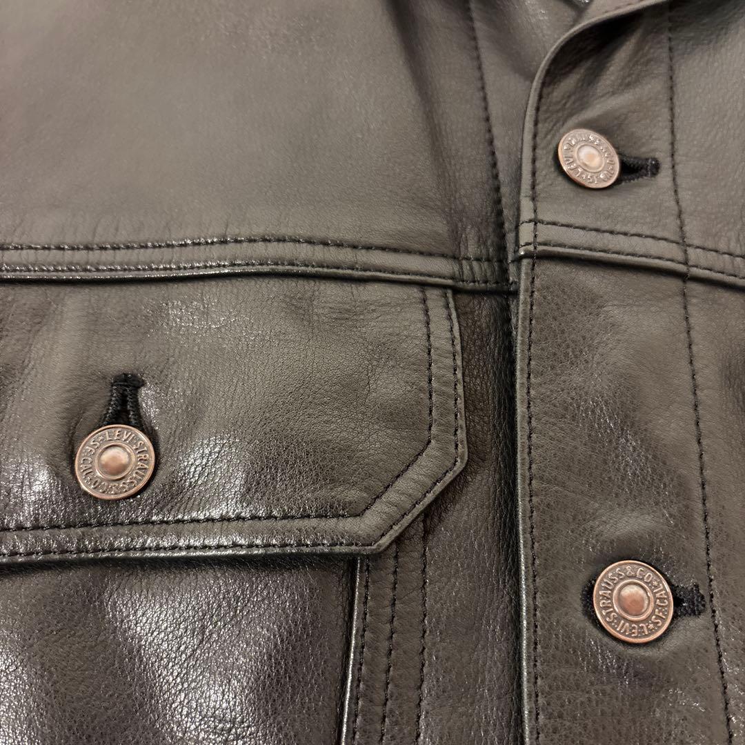 Levi's レザー トラッカージャケット ビンテージ