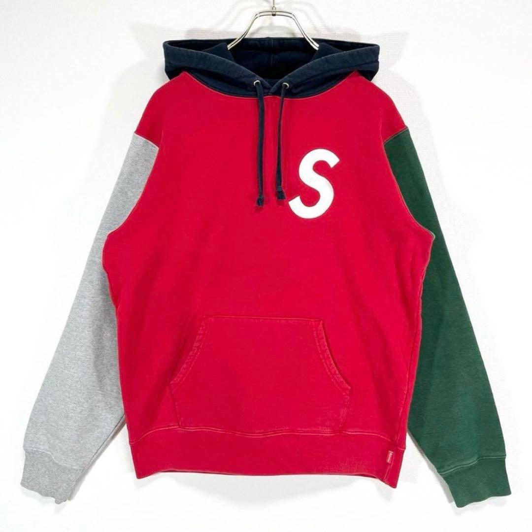 Supreme シュプリーム Sロゴ フーディー パーカー マルチカラー