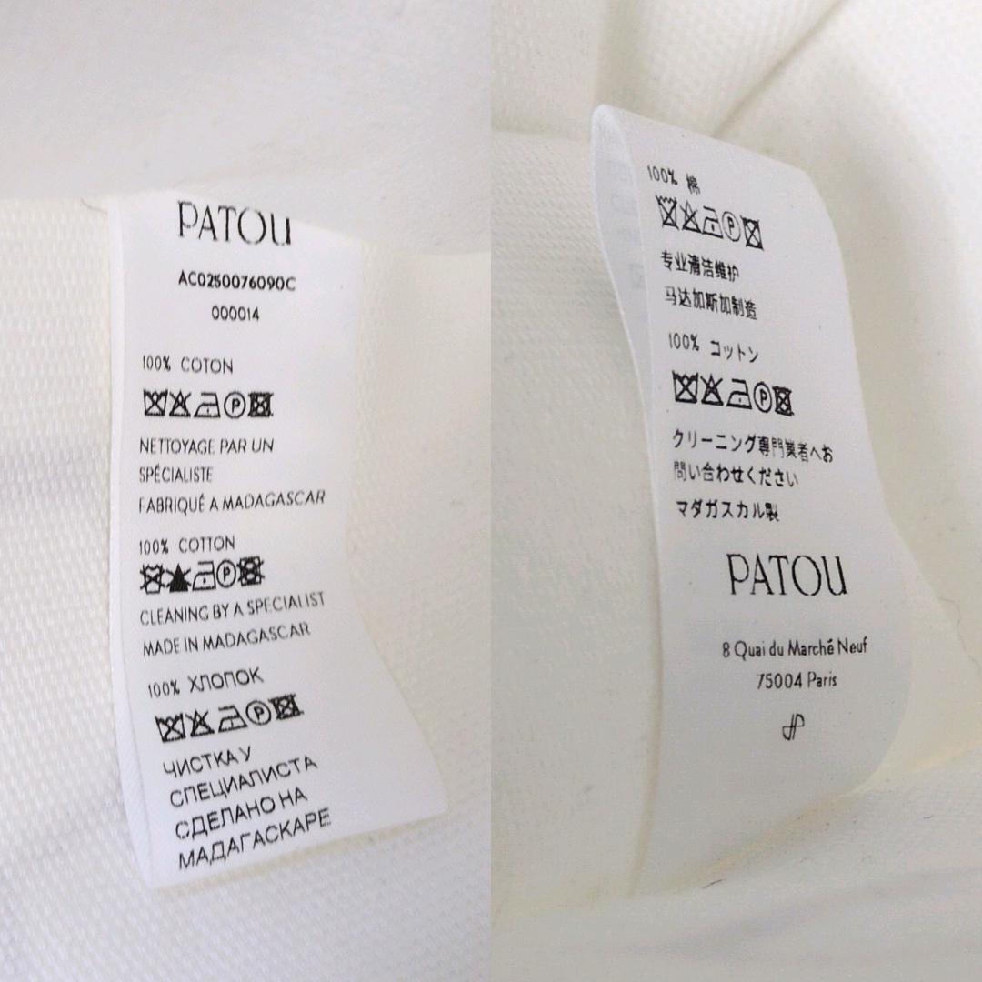 パトゥ ショルダーバッグ ハンドバッグ 2way ホワイト スモール キャンバス