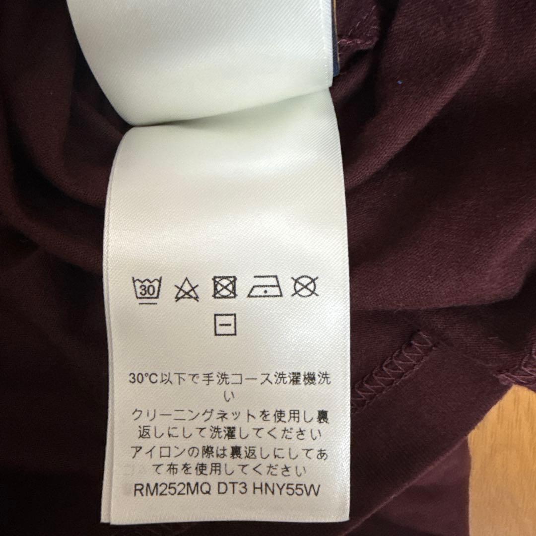 ルイヴィトンLUIS VUITTON レリーフTシャツ（XL）ワインレッド