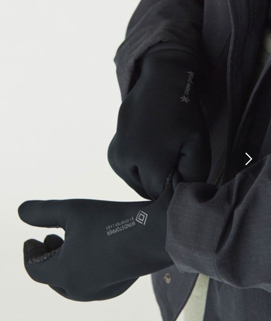 小物  peak GORE WINDSTOPPER Gloves Black