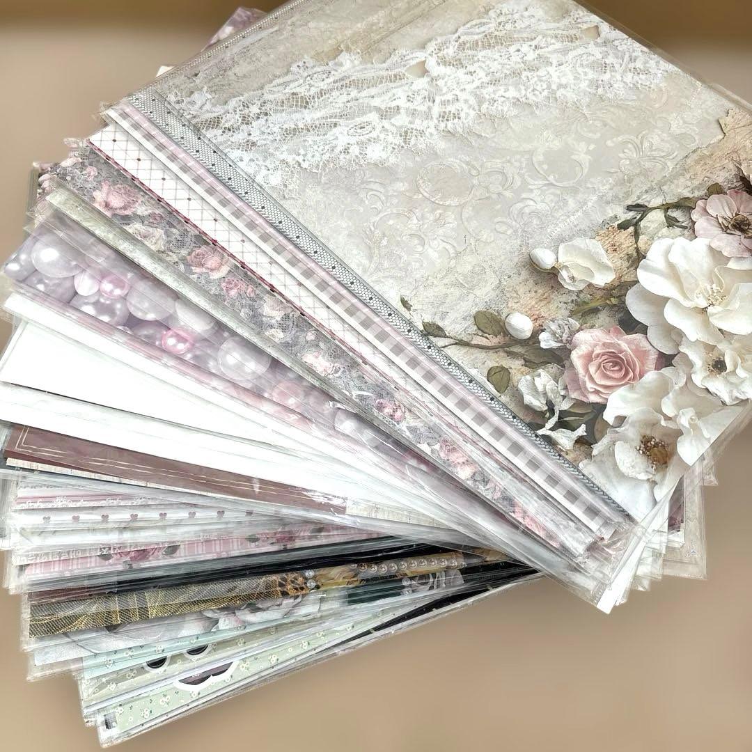 ☆ラスト☆【処分価格】デザインペーパー　大量　まとめ売り