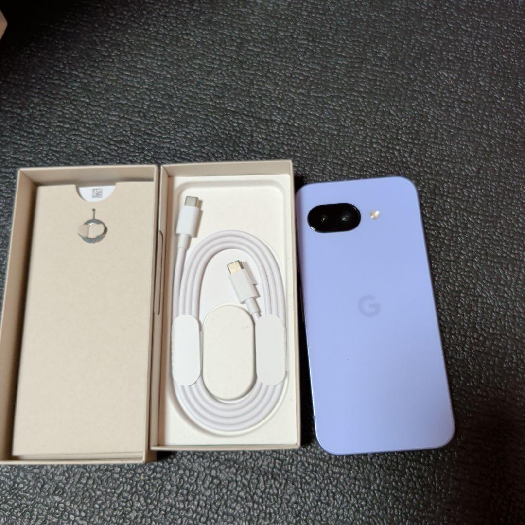 Google Pixel 9a 本体 箱、ケーブル付