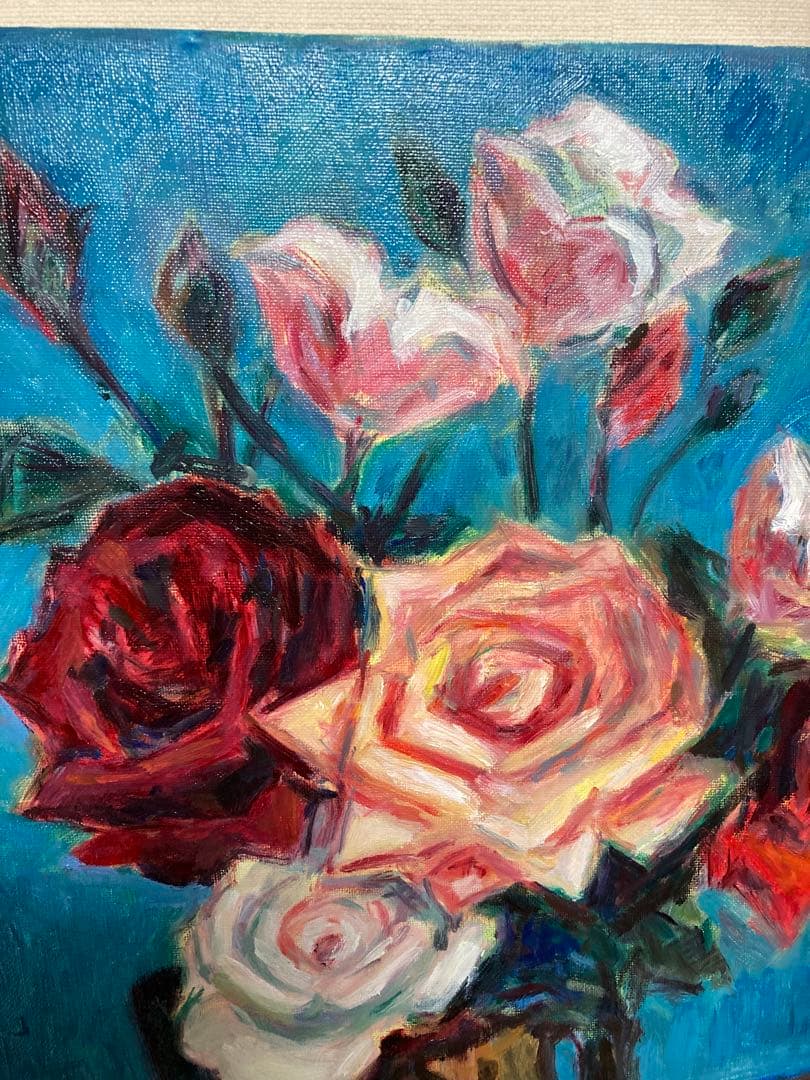 値下げ小山敬三12号模写額付き