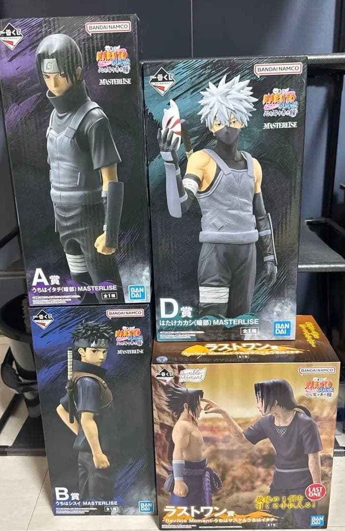 NARUTO 一番くじ　グランディスタ　フィギュアセット 5体