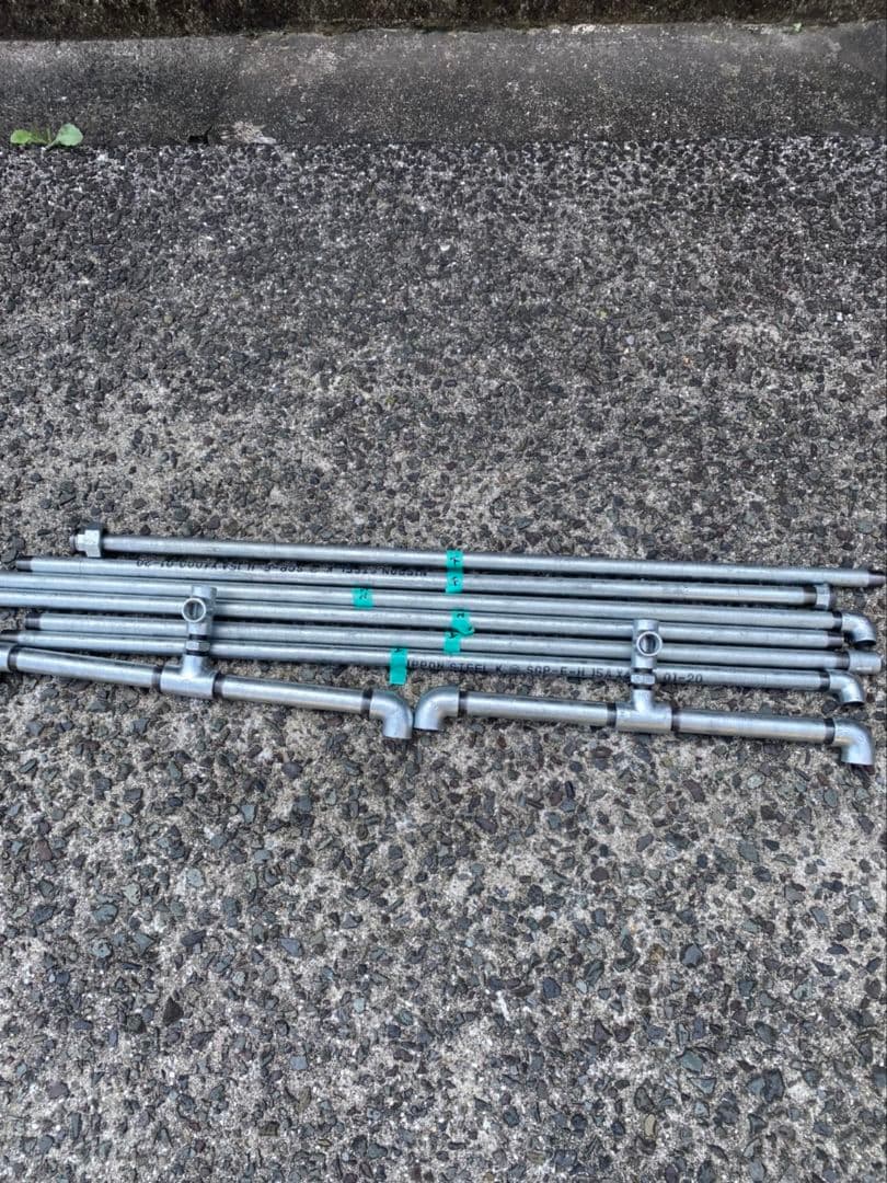 ガス管ハンガーラック　きぃ