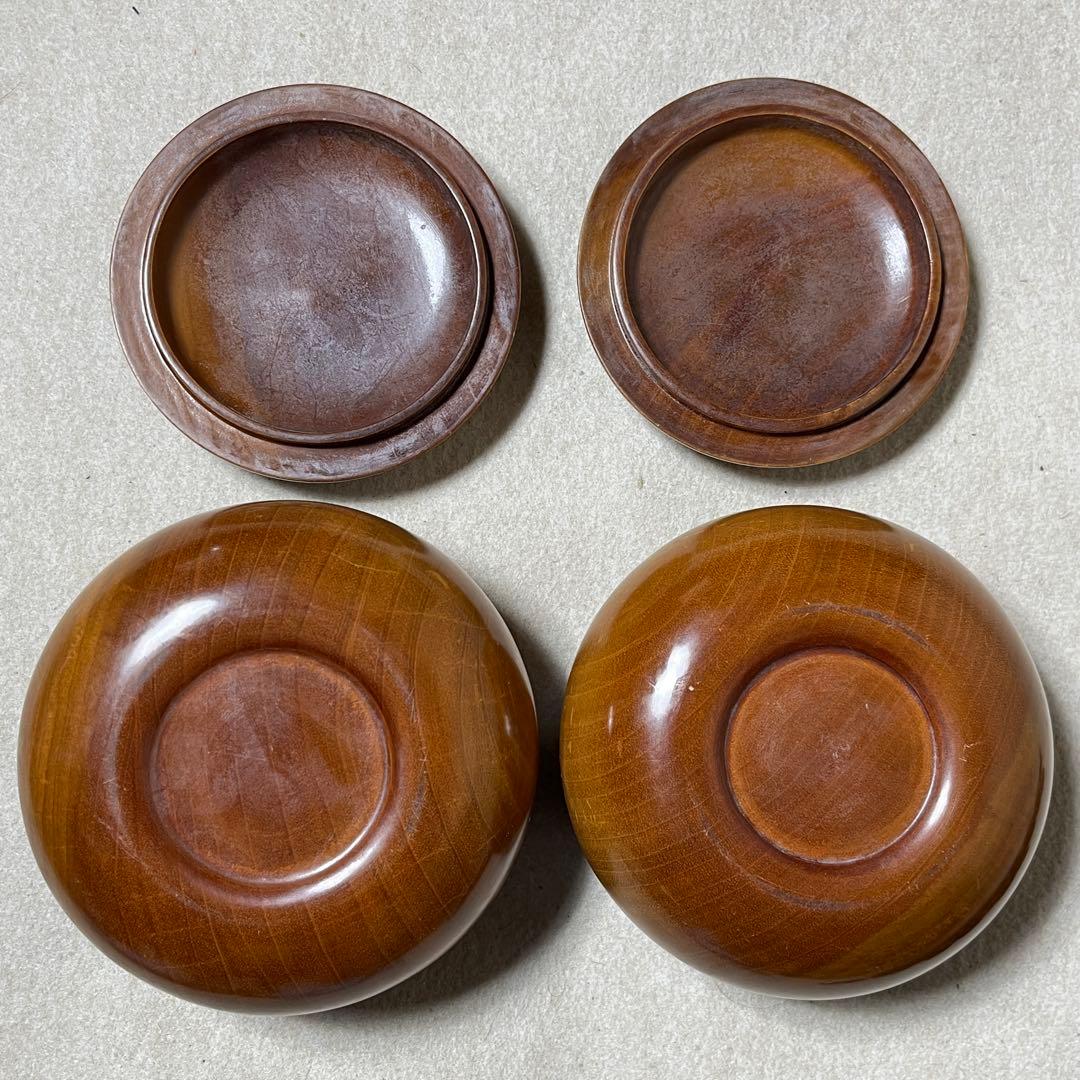 蛤碁石 32号 碁笥 碁石