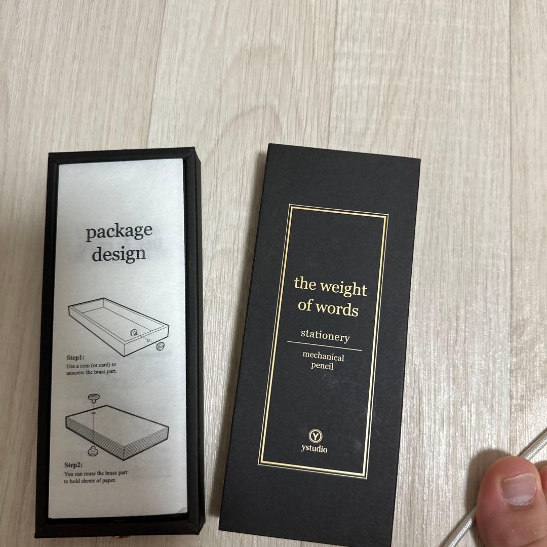 ワイスタジオ真鍮シャープペンシル0.7m