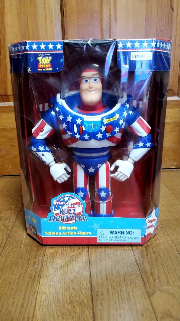 状態良 アメリカンフラッグ バズライトイヤー 星条旗 トイ・ストーリー