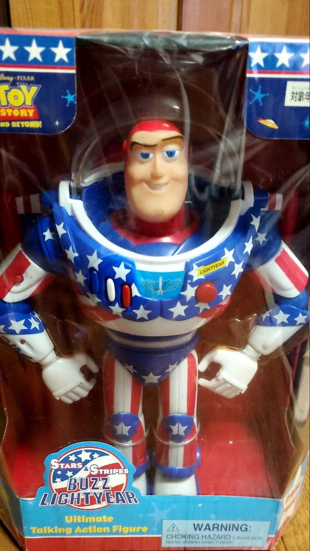 状態良 アメリカンフラッグ バズライトイヤー 星条旗 トイ・ストーリー