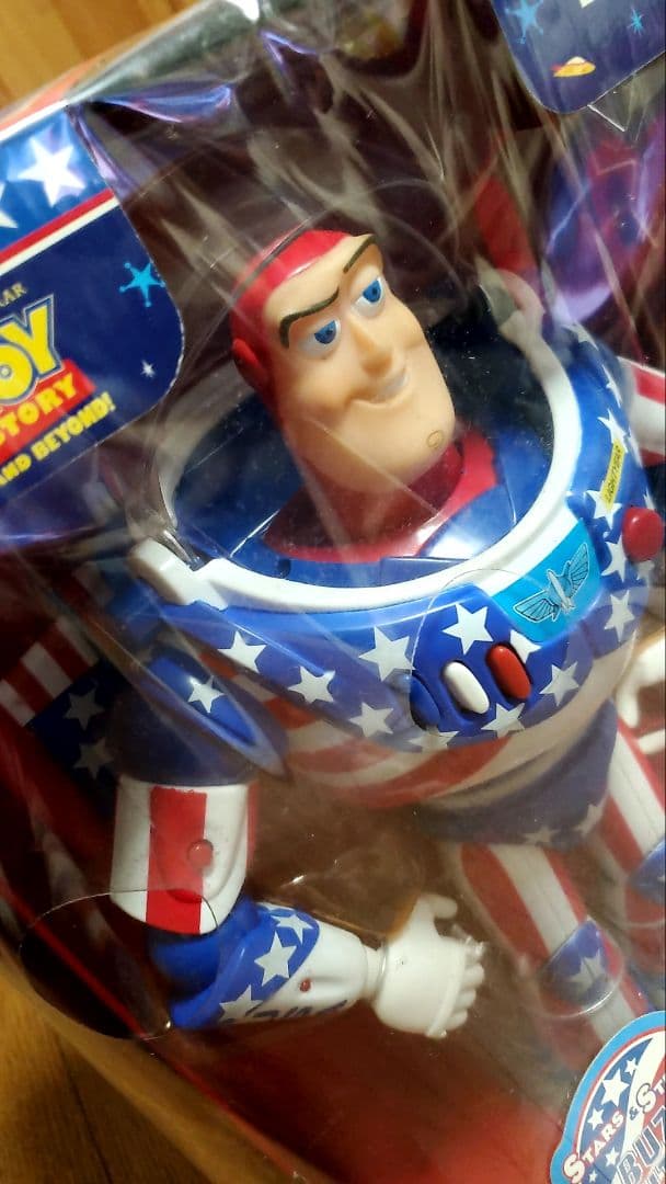 状態良 アメリカンフラッグ バズライトイヤー 星条旗 トイ・ストーリー
