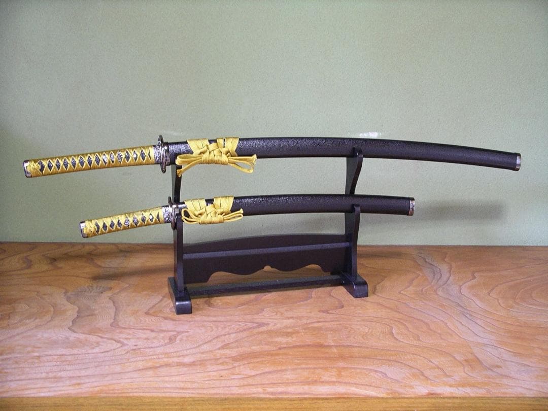 関の美術刀剣 新選組局長 近藤勇 長曽称虎徹 大刀 小刀(脇差) 2本 模造刀