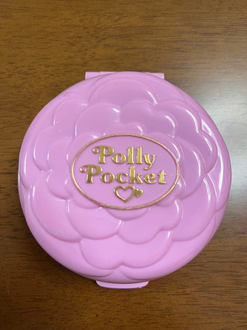ポーリーポケット・くるりんバレリーナ・コンパクト・丸型・パープル・1993年