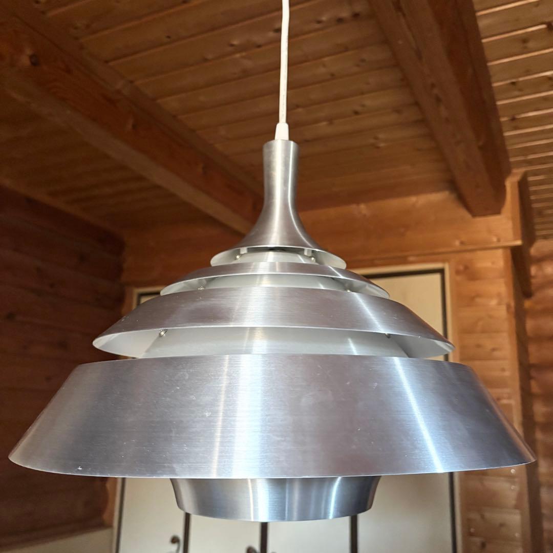 メタルペンダントライト 欧風 ペンダントライト シルバー シーリングライト