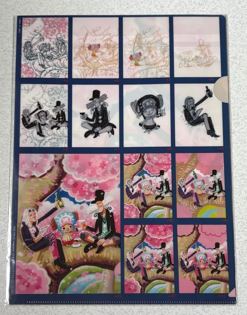 ワンピースマガジンVol.8 懸賞当選品 特製クリアファイル