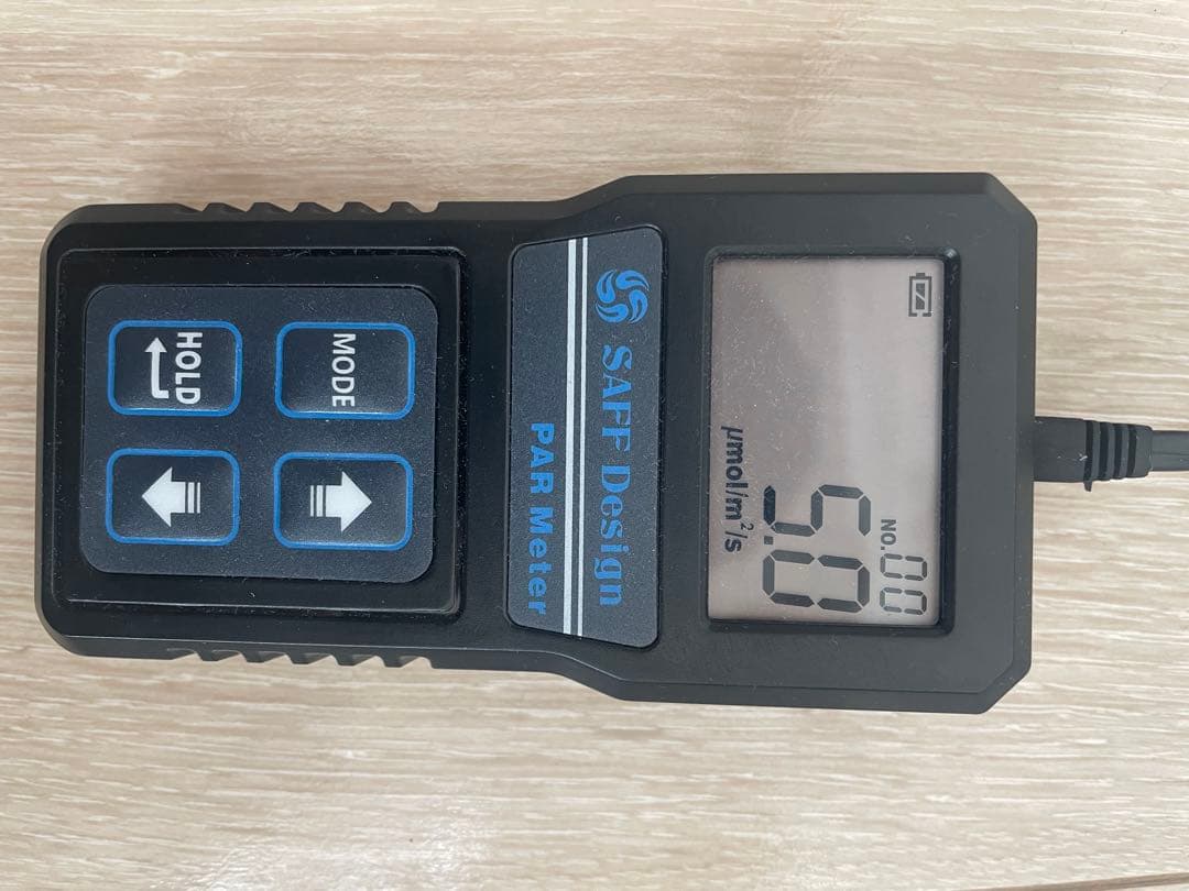 水中使用可能なPARメーター　サフデザイン