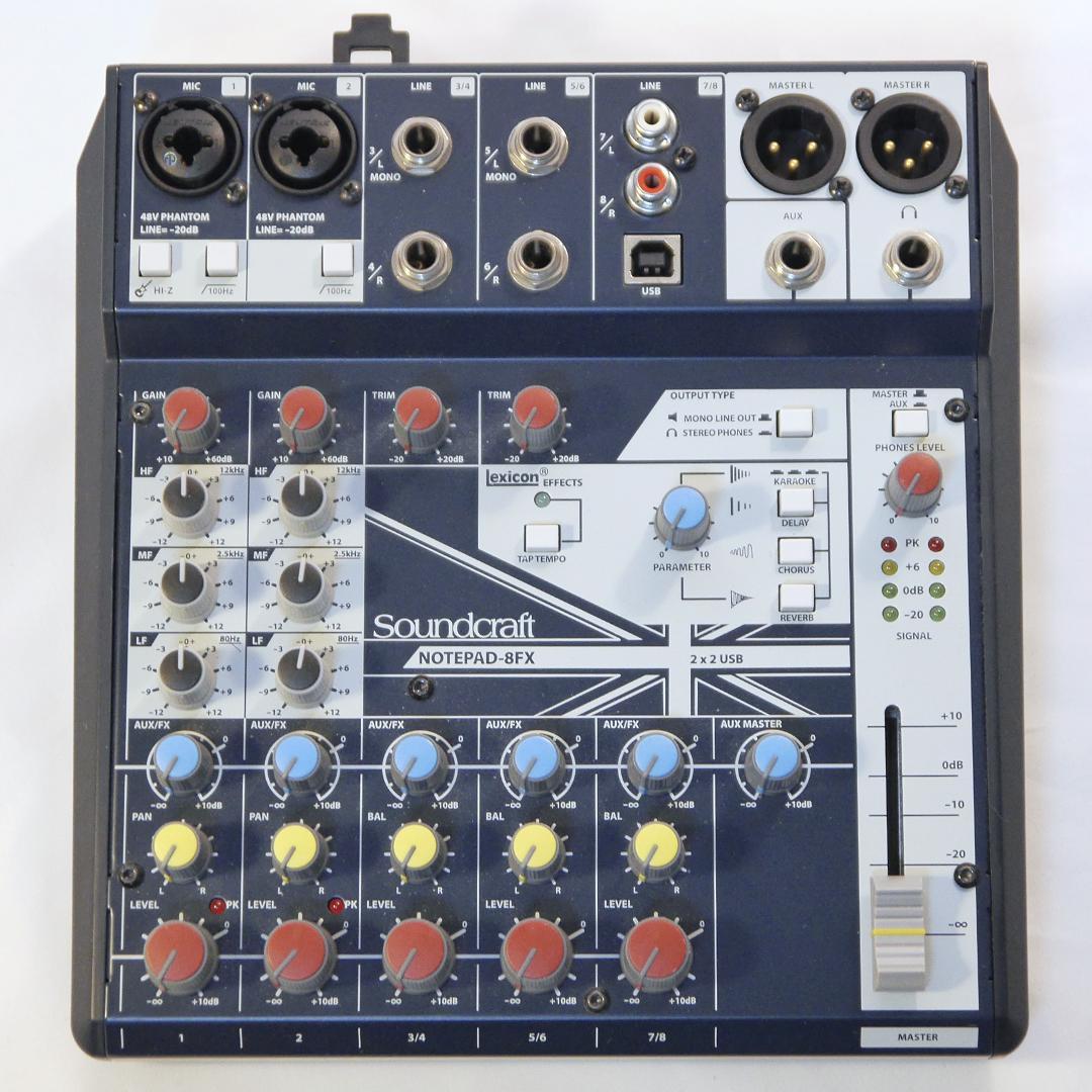 Soundcraft Notepad-8FX アナログミキサー