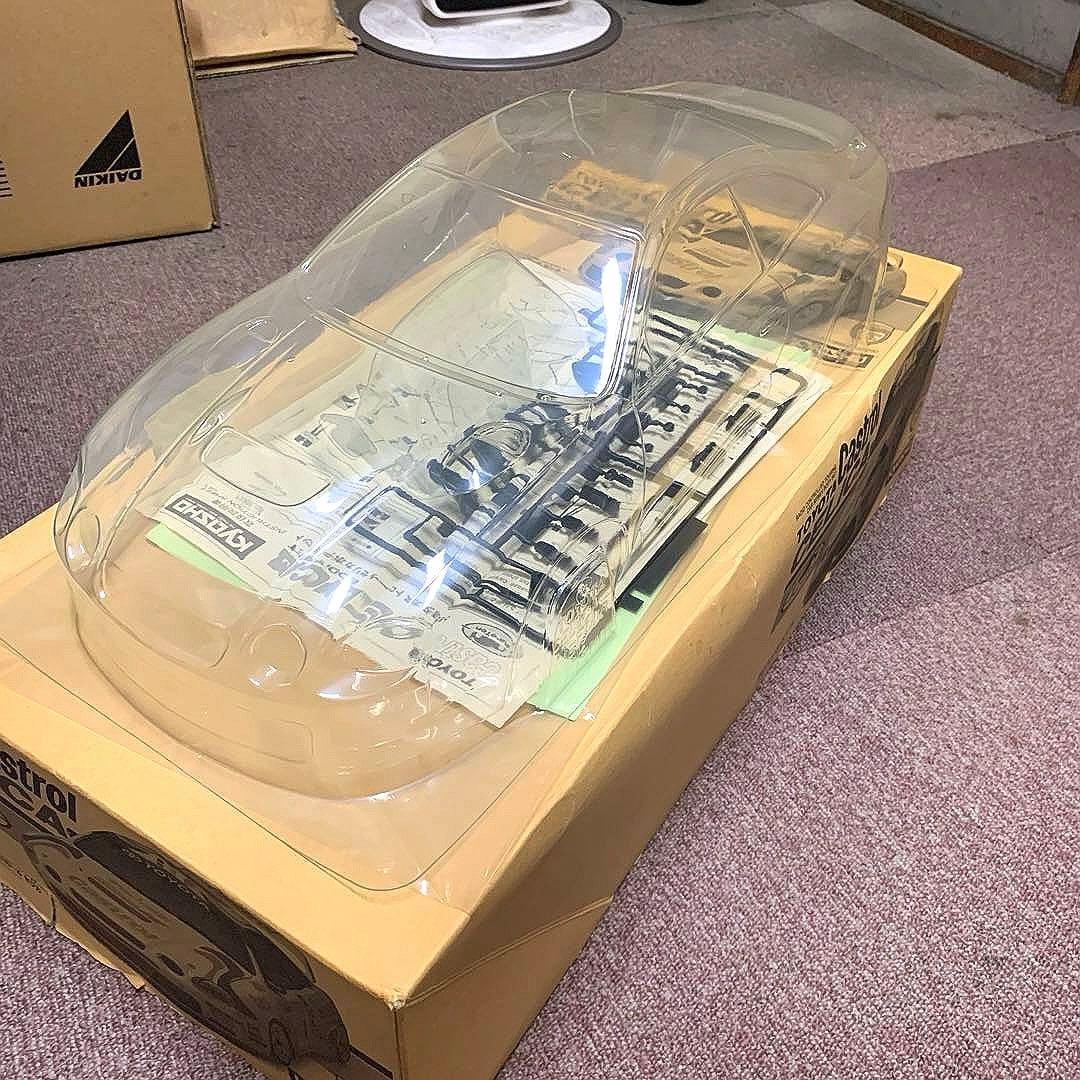 絶版 京商 トヨタ カストロール セリカ ボディキット　新品　未塗装　ラジコン