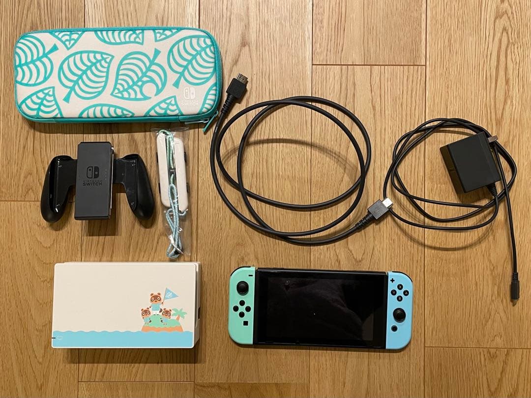 Nintendo Switch あつまれどうぶつの森　本体 ケース、SD付き
