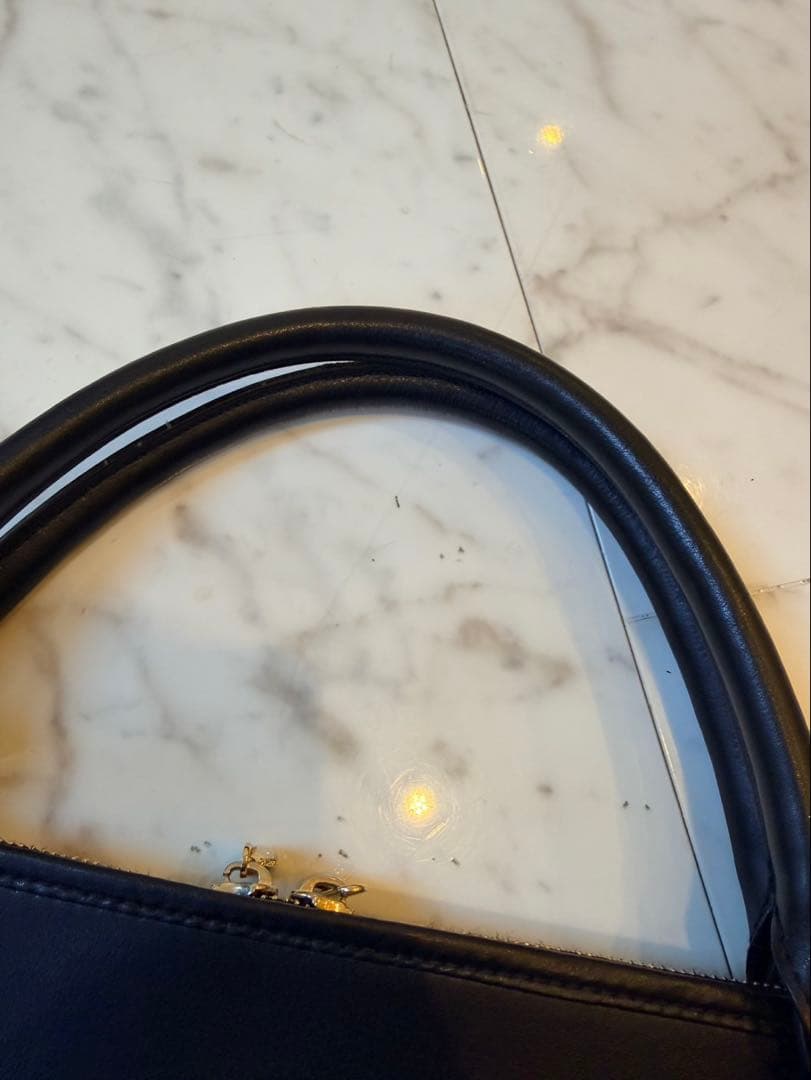 CHAMBORD SELLIERブリーフケース ／ ブラック×ゴールド