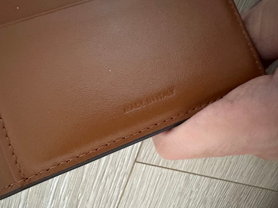 美品CELINE セリーヌ トリオンフ コンパクトウォレット　コニャック