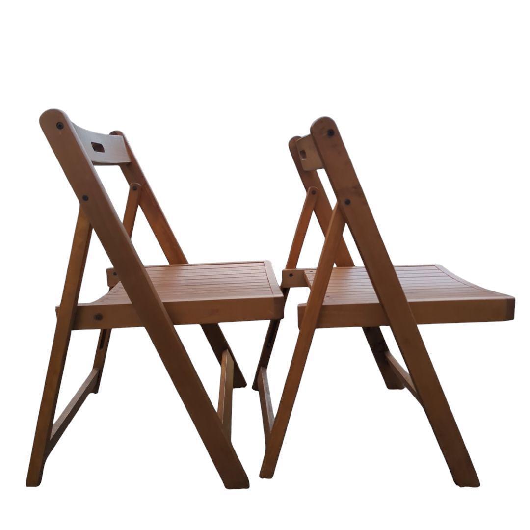 【送料無料】ヴィンテージ ウッドテーブル＆チェアセット 折りたたみ