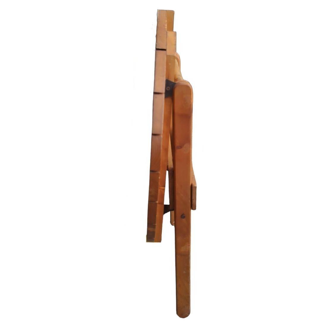 【送料無料】ヴィンテージ ウッドテーブル＆チェアセット 折りたたみ