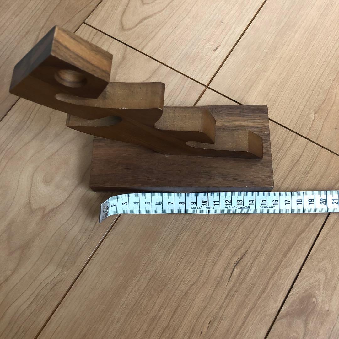 ビンテージ　wood abstract sculpture 右側　盛永省治