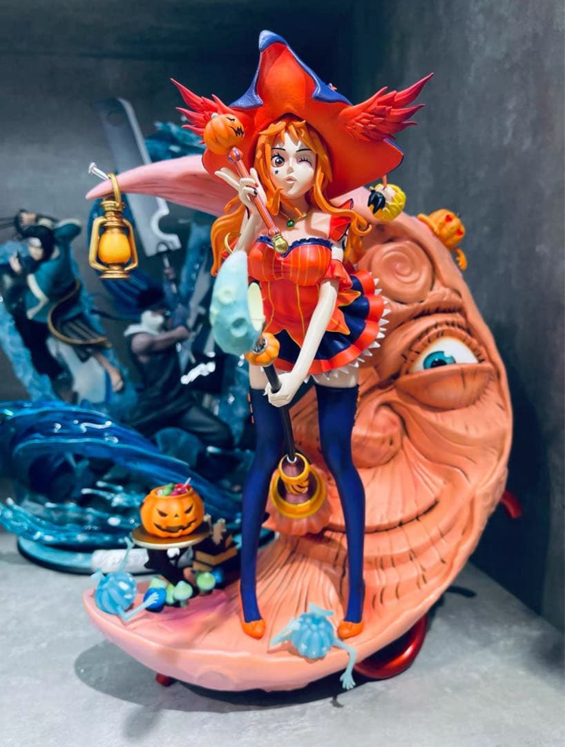 ワンピース　ハロウィン　ナミ　ガレージキット　フィギュア　完成品