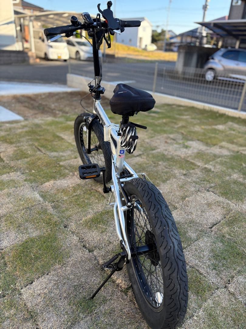 HUMMER 折りたたみ自転車 シルバーFDB206FAT-BIKE 20インチ