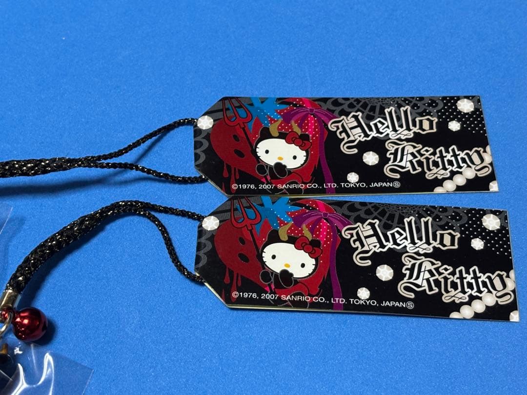 ハローキティ デビル 悪魔　根付 ストラップ　2種セット　希少