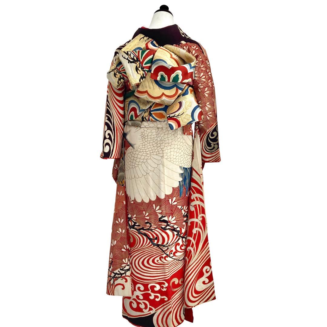 sanasanacat★アンティーク振袖と長襦袢セット 大正ロマン N55