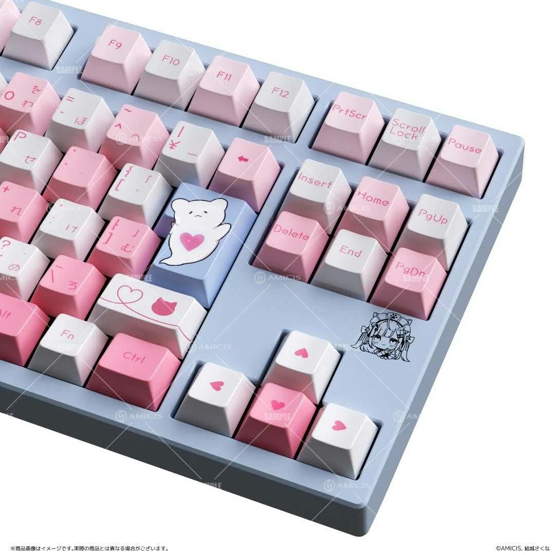 新品未開封　結城さくな × AMISIC コラボゲーミングキーボード