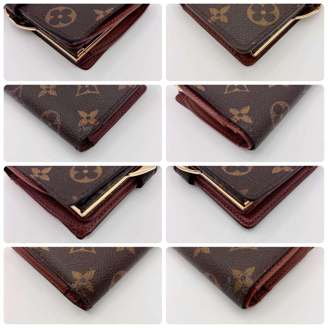 ルイヴィトン モノグラム ポルトフォイユ・ヴィエノワ 二つ折り財布 がま口