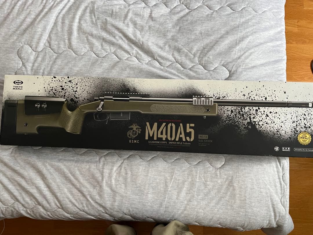 【スコープ、バイポッド付き】東京マルイ　M40A5 O.D Stock