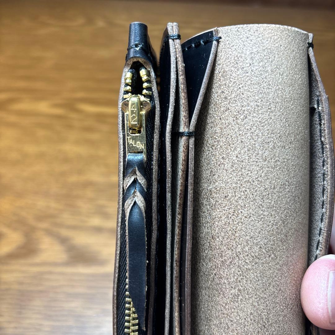 23　ロングウォレット 3層タイプ フリーポケット付き　クロムエクセル