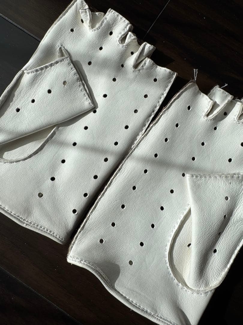 新品未使用！CAUSSE（コース／ガンコス）パイソン×レザーグローブ