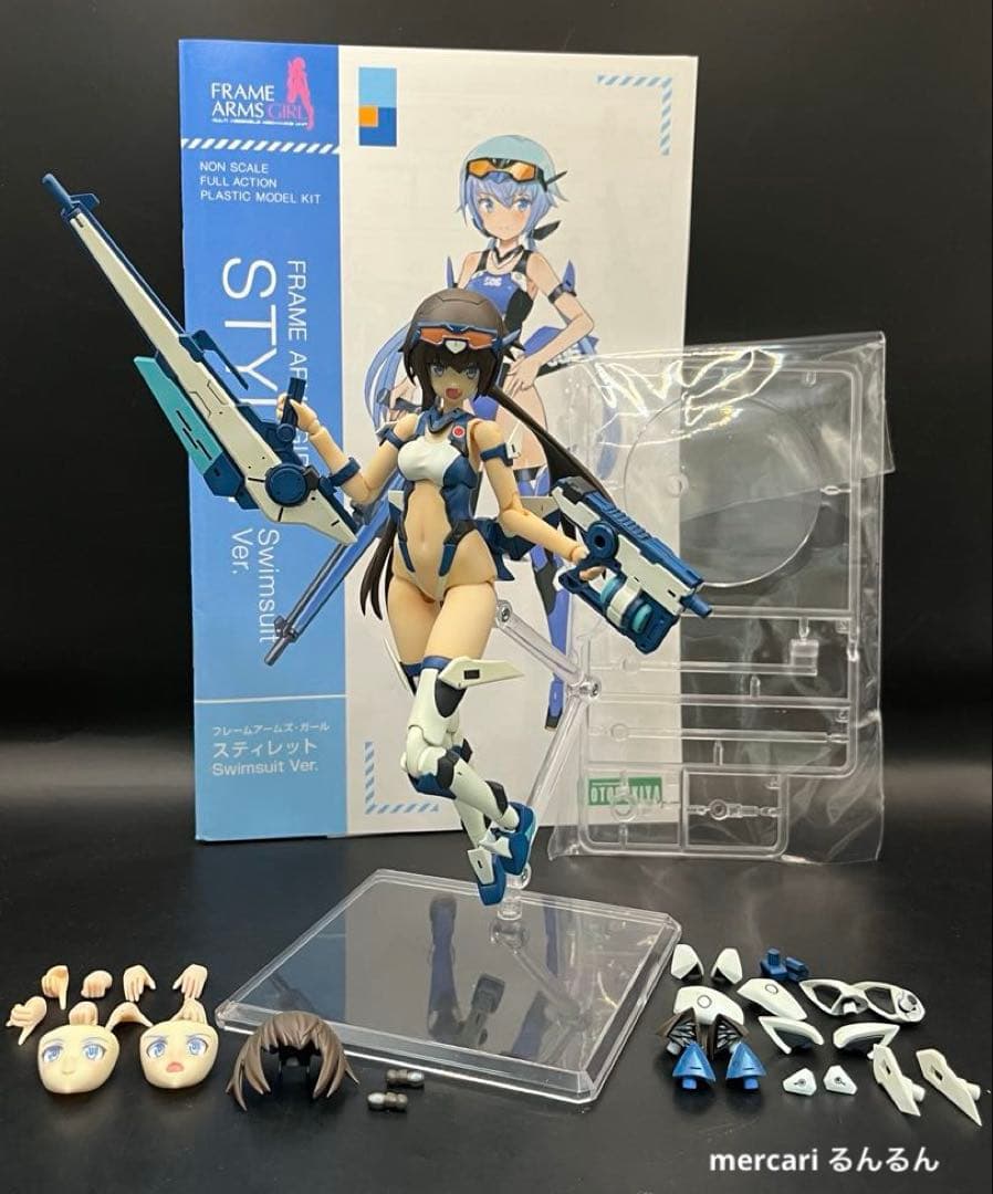 フレームアームズ・ガール スティレットSwimsuit Ver 塗装完成品④