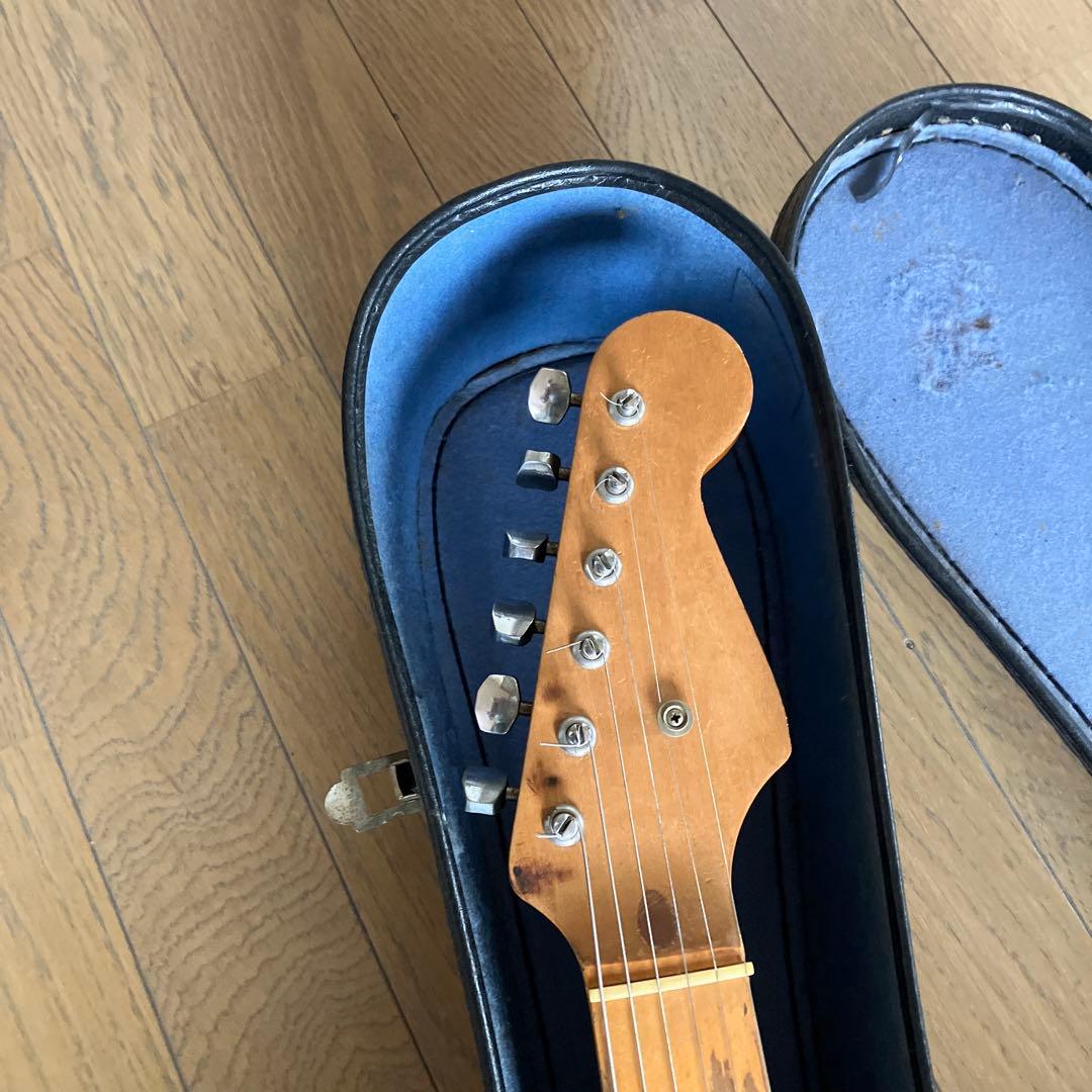 エレキギター サンバースト 木製