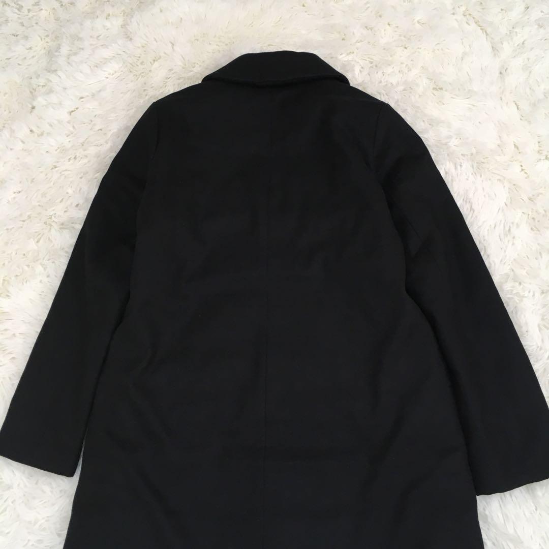美品✨セオリーリュクス ダウン チェスターコート ブラック ウール 40 L
