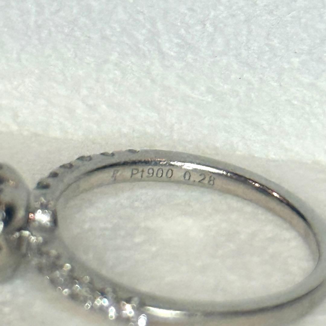 【美品】 8号 ポンテヴェキオ ハッピーハート e02hh ダイヤモンド リング