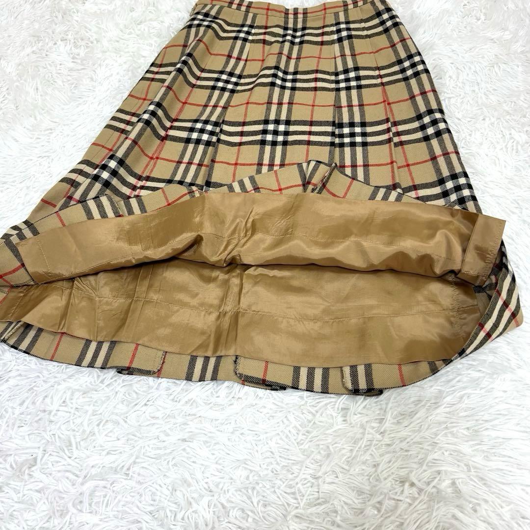 美品♡burberrys ヴィンテージ　ノバチェック プリーツスカート　膝下