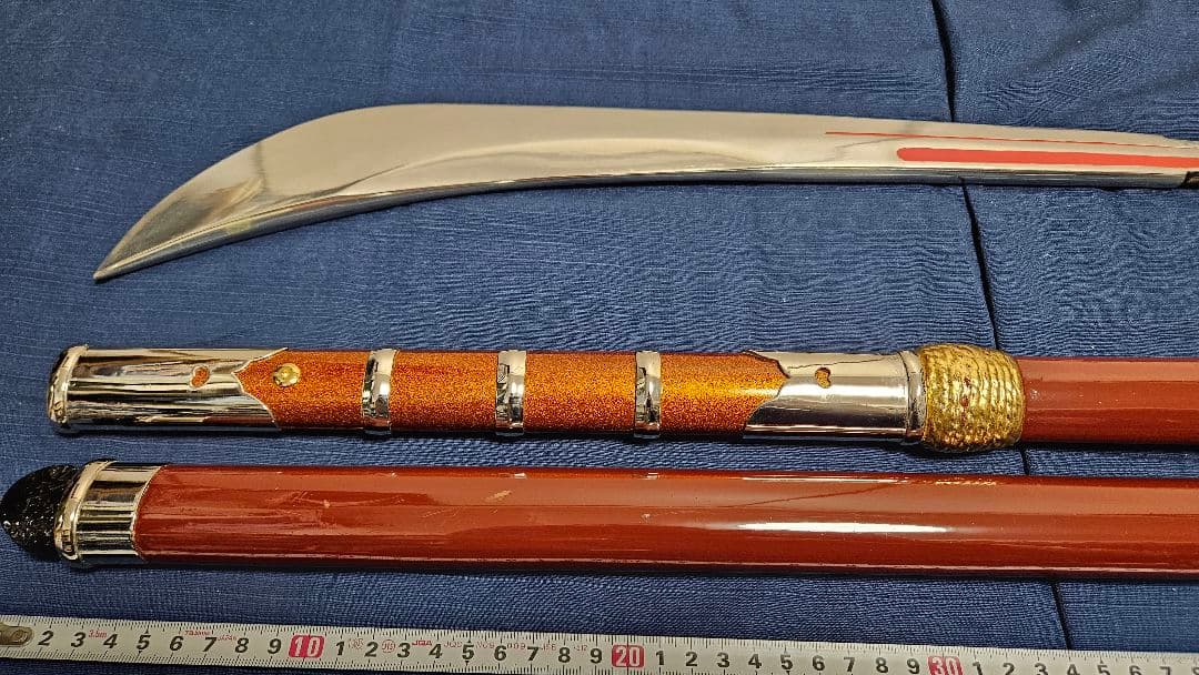 【週末特価】長刀 能楽用 全長約174㎝(鍔元まで123㎝)