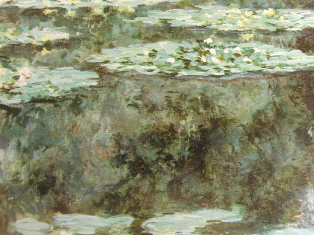 クロード・モネ、「Water Lilies」、厳選、希少大判画集・額装画