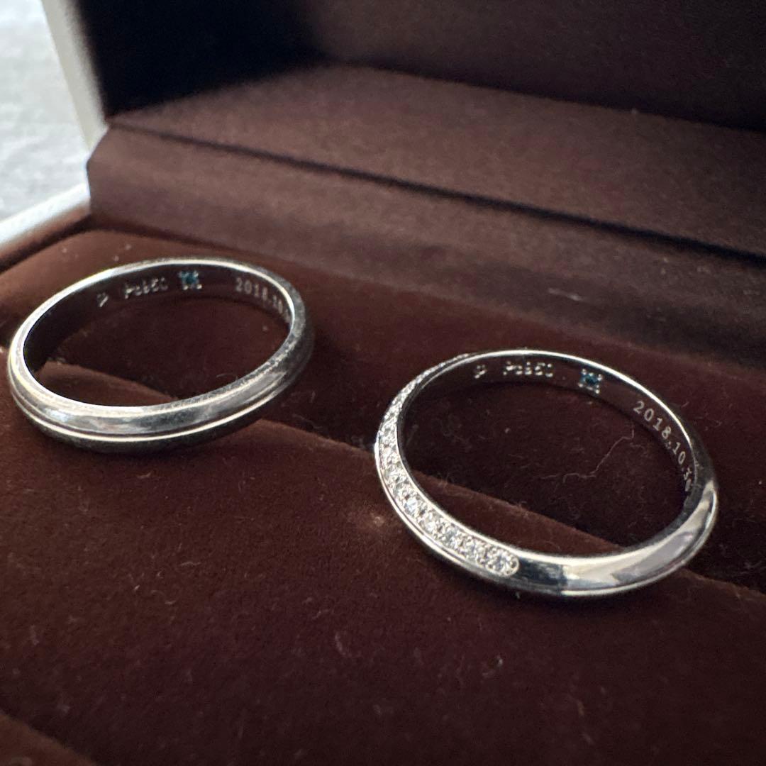 I-PRIMO 結婚指輪 アナエル Pt950 ダイヤ0.07ct プラチナ