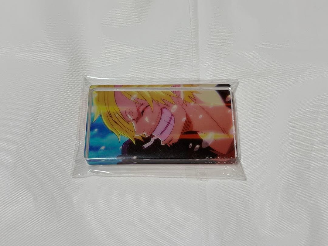 ONEPIECE アクリルブロック 新たな仲間！海峡のジンベエ！ サンジ