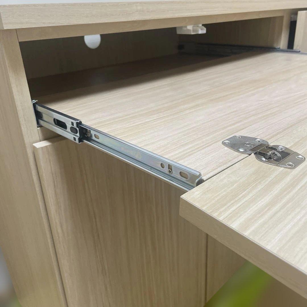 キャビネット 3扉　ノートパソコン収納付き