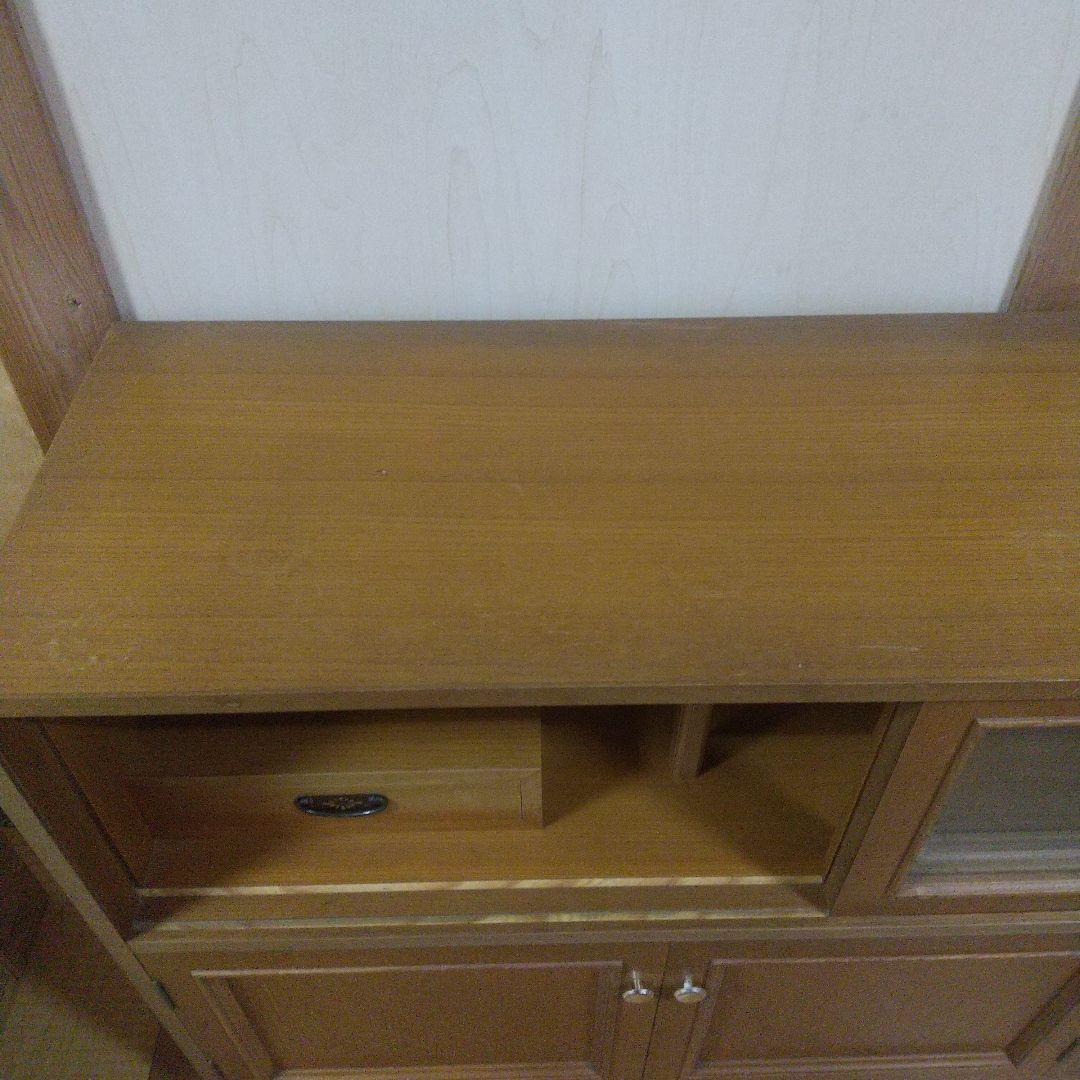 【最終お値下げ】昭和レトロ 和モダン 木製キャビネット 引き戸ガラスショーケース